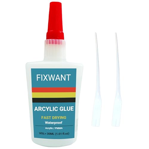 Transparent Strong Instant Acrylic Glue PMMA Adhesive Fast Drying Glue 30ML/1.01 fl.oz (1)