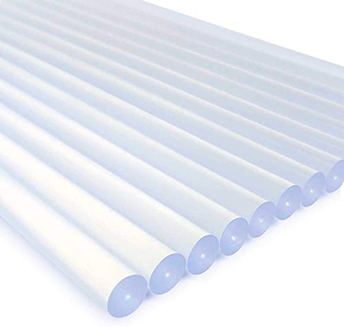 AdTech Hot Glue Sticks, 10" Full Size, Clear - Multi-Temp for High, Low, Dual Temp Glue Guns, Quick Bonding for Crafting, DIY, and Repairs - Made in USA