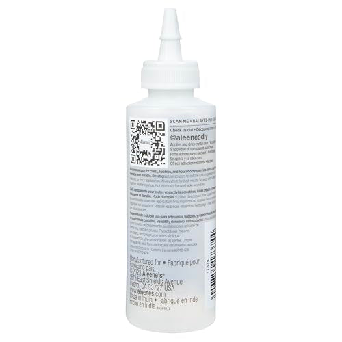 Aleene's Clear Gel Tacky Glue, Dries Clear, 4 fl oz