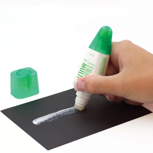 Tombow 62191 MONO Multi Liquid Glue, 0.88 Ounce, 1-Pack. Multi-Purpose Glue with Dual Tip Dispenser for Precise to Full Coverage Application