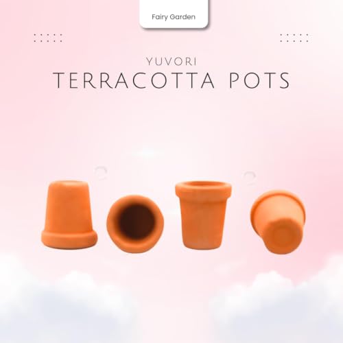 Mini Terracotta Pots – Small Clay Flower Pots for Succulents, Cactus, DIY Crafts, Fairy Garden, School Projects – Set of 30 (Straight Cylinder, 0.7 Inch) - size: 0.7 Inch, style: Straight Cylinder