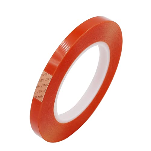 10mm x25M (0.4" x 82ft) Clear Double Sided Strong Adhesive Tape - size: 10mm