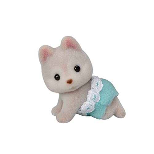 Calico Critters Husky Twins, Set of 2 Collectible Doll Figures with Vehicle Accessory - style: Husky Twins
