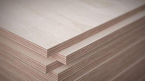 1/2" x 12 x 12 Baltic Birch Plywood – B/BB Grade (Package of 3) Perfect for Arts and Crafts, School Projects and DIY Projects, Drawing, Painting, Wood Engraving, Wood Burning and Laser Projects - size: 1/2" x 12" x 12"