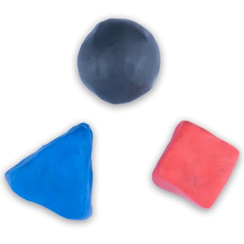 Craft County Modeling Clay – 1 lb (Eight Assorted Color Bars) – Use for Claymation, Models, and Stop Motion (Neons) - color: Neons