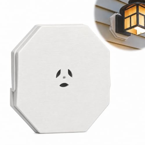 Vinyl Siding Mounting Blocks Fits 1/2 Inch Lap, 4-10 Inch Siding, White - color: Octagon White No-Box, size: 1 pack