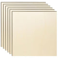 6 Pack 16 x 16 x 1/4 Inch-6mm Thick Basswood Sheets for Crafts Unfinished Plywood Sheets Boards Square Crafts Wood Sheets for DIY Laser Projects, Wood Burning, Engraving, Staining, Architectural Model - size: 16 x 16 x 1/4 Inch