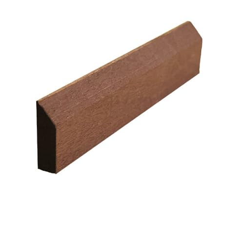 EWBS21 Baseboard Shoe 1-1/8" Tall x 3/8" Beveled Edge. Unfinished, Maple, 94" - color: Maple