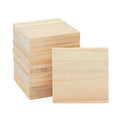 Bright Creations Unfinished Wood Squares - 3 x 3 in, 15 Pack, 1/4 in Thick - Wood Blanks for Carving, Burning & Painting