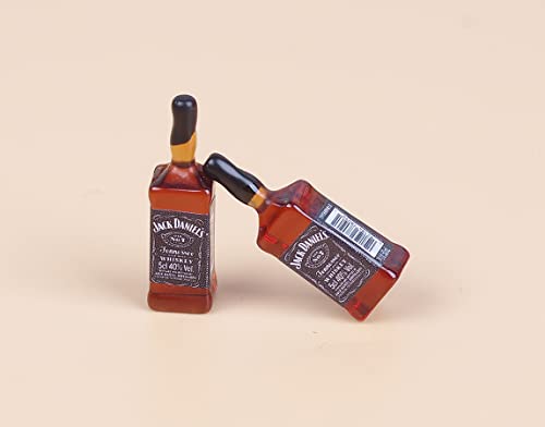 40Pcs Tiny Miniature Mini Whiskey Bottles Toys, 1:24 Dollhouse Kitchen Accessories Wine Decoration, Cute Wine Bottle Models for Fairy Garden Pub Bar Dolls House Tableware Decoration - size: Small