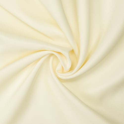 Gee Di Moda Square Tablecloth - 52 x 52 Inch Ivory Table Cloth for Small Square or Round Tables - Heavy Duty Washable Fabric - for Buffet Table, Holiday Party, Dinner, Wedding & Baby Shower - color: Ivory, size: 52" x 52" (Square)