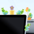 4 Pcs Mini Resin Tortoise Figurines with Blue Small House Balloon, Small Flowerpot, Cute Car Dashboard Decor, Rearview Mirror Ornaments, Fairy Garden Landscape Decor