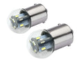 #81, #63, GM 142303 Miniature Bulb LED Replacement | 6.5-Volt | BA15S Base | Dimmable | Replaces Bulb Number: 81, 63, GM 142303 (2-Pack; Amber) - color: Amber, size: 2-Pack