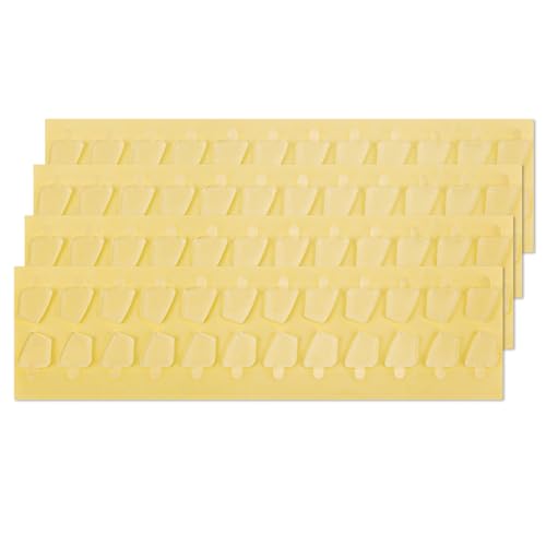 96pcs Adhesive Tapes for Baby, Double Sided Adhesive Tapes Clear Removable Gel Glue Putty Waterproof Mini Clear Sticky Glue for Doll and Other Decorations