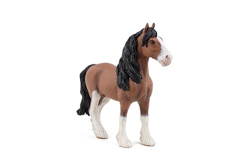 Papo - Realistic Clydesdale Horse Figure - Ages 3+ - Horses Collection - Creative Play Equestrian World - Gift Idea Toy for Girls and Boys