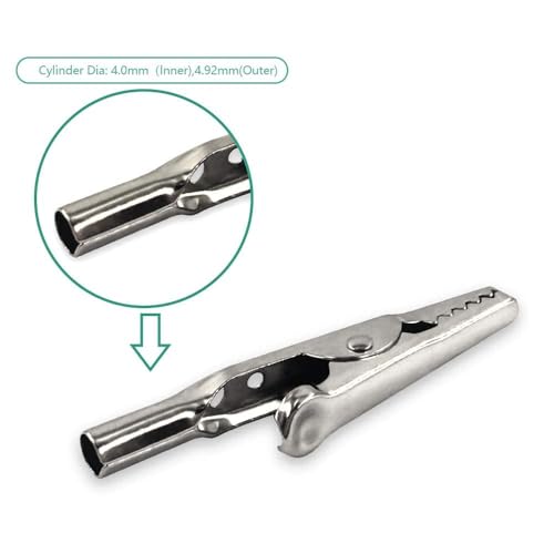 25Pcs 51mm Metal Alligator Clip for Crocodile Electric