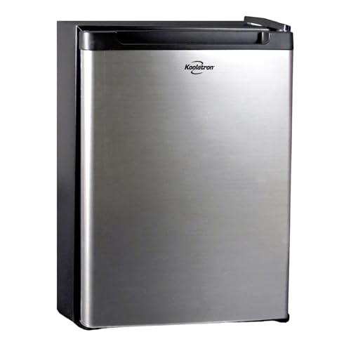 Koolatron 1.76 Cu. Ft. AC/DC Portable Fridge, Stainless Steel - color: Platinum Silver, size: Standard