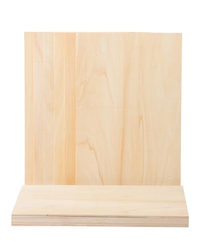 16 Pack Basswood Sheets 11.93"x18.1"x1/8", 3mm Basswood for Laser Cutting, Thin Plywood Board Unfinished Wood for Crafts, DIY Architectural Models Making, Wooden Engraving, Wood Burning Product.