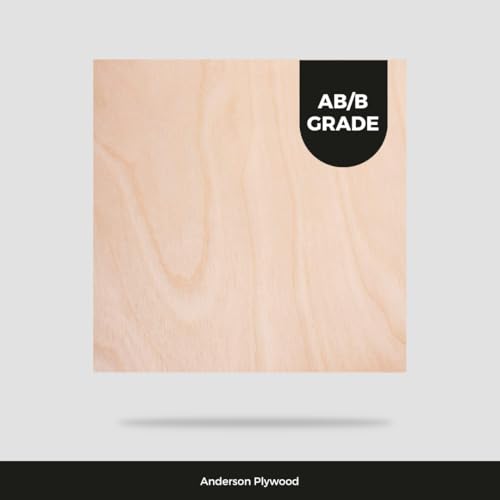 0.8mm 1/32" x 12" x 24" Aircraft Plywood Sheet (3pk) - AB/B Baltic Birch Material Perfect for Arts and Crafts, School Projects, Die-Cutting, and Wood Engraving - size: 1/32" x 12" x 24"