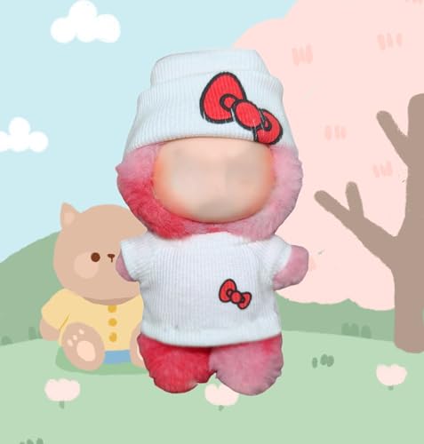 Manual Clothes Set for 17cm Dolls: Designer Premium Dress Up Bundle with Overalls & Accessories, Stylish Chic Doll Clothing