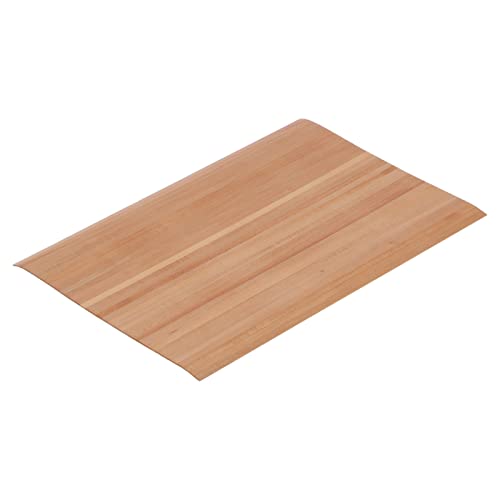 Miniature Flooring, Cut Freely Self Adhesive Solid Wood Dollhouse Floorboard Easy to Use with Glue on The Back for Children for Decoration