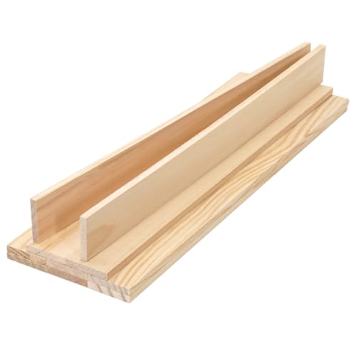 Wood Strips Slats Wooden Dowels for Crafts 1/4"x 1.5" x 15", 10 PCS Decorative Wood Trim Planks for Wall, Square Wooden Sticks for Crafting, Unfinished Pine Lumber Pieces for Woodworking Models Making - size: 1/4" x 1.5" x 15"-10 PCS