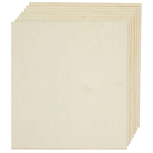 Plywood 12Pcs, 2MM 1/8" x 12" x 20" Inch,Perfect for Arts and Crafts, School Projects and DIY Projects,Baltic Birch Sheets, Perfect for Laser, CNC Cutting and Wood Burning - size: 12 Pieces 1/8"x12"x20"