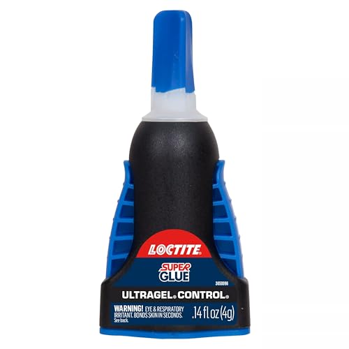 Loctite Super Glue Ultra Gel Control, Clear, 0.14 fl oz Bottle, 2 Pack - Superglue for Plastic, Wood, Metal, Crafts & Repair, Cyanoacrylate Adhesive Instant Glue, Quick Dry - size: 2 Pack, style: Ultra Gel Control