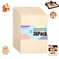 Basswood Sheets 12"x12"x1/8", 36 Pack - color: 36 Pack, size: 12"x12"