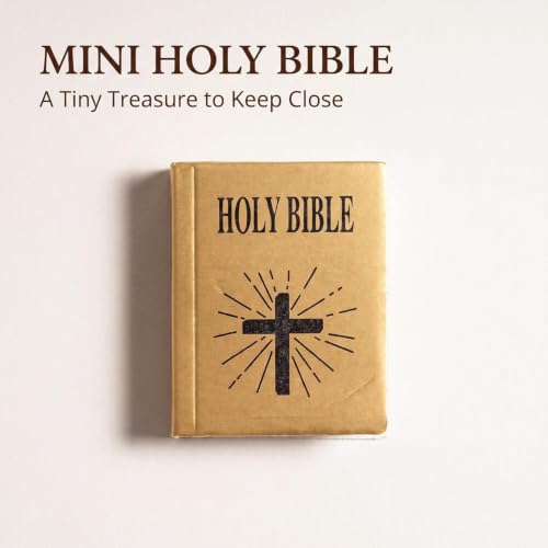 3 Pcs Brown Miniature Bible Books for Dollhouse, Mini Bible Pocket Book 1/12 Dollhouse Miniature Book Bookshelf Bedroom Library Accessories Dollhouse Accessories Furniture