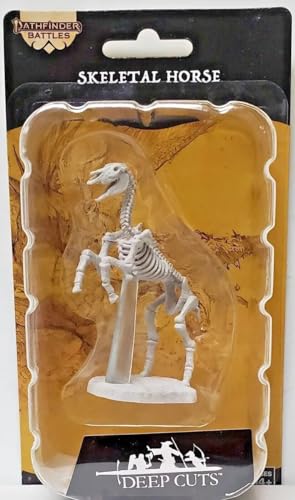 Pathfinder Deep Cuts Unpainted Minis: Skeletal HorseWZK 90448