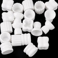 20Pcs White Mini Flower Vase Ornaments Miniature Flower Bottle Flowerpot Micro Landscape Dollhouse Accessories Pretending Prop Decoration Doll House Small Flower Vase Deco Table Garden Decor - style: White Vase-4 styles