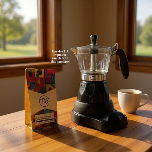 Bene Casa Black Portable Electric Espresso Maker/Cafetera, 1-3 Cups/Shots (1, BLACK) - color: BLACK