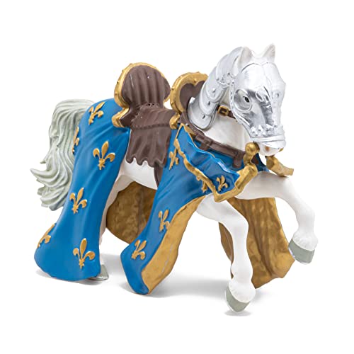 Papo Saint Louis and His Horse Figurine, Medieval Collection, Kids Ages 3+