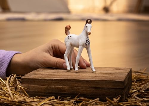 Schleich Horse Club - Marwari Foal Toy Figurine - Kids Ages 5+ | 14896 - style: Marwari Foal