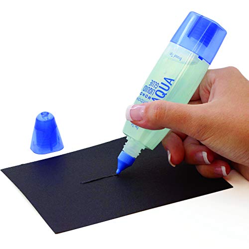 Tombow 52180 Mono Aqua Liquid Glue, 1.69 Ounce, Dual Tip Dispenser for Precise to Full Coverage Application that Dries Clear, (Pack of 2) - size: 1 Count (Pack of 2)