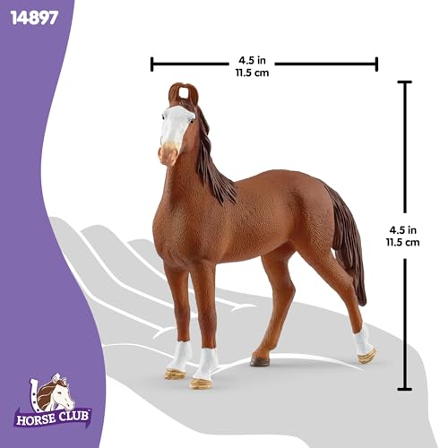 Schleich Horse Club - Marwari Mare Toy Figurine - Kids Ages 5+ | 14897 - style: Marwari Mare