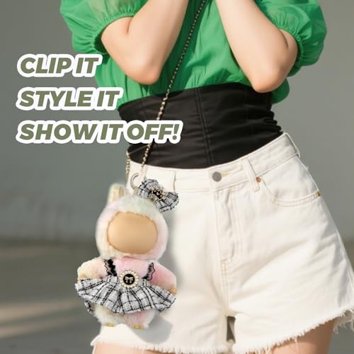 Clothes for LA BUBU 17cm Doll (NO Doll),Outfit for LABUBU,Clothes Set for LA BUBU Dress Up,Accessories for LA BUBU - color: Chaneel