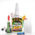 Plastic CA Glue, 2 oz Clear Super Glue for Plastic Models 3D Prints - size: 2 Ounce, style: Plastic Super Glue