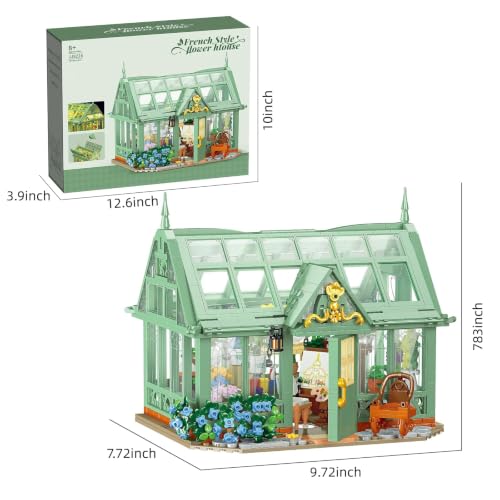 Xbert Greenhouse Building Set with 2 Minifigures for Girls Age 8-12+