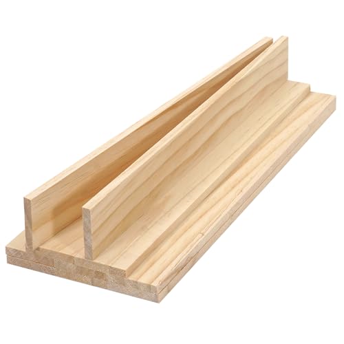 Wood Strips Slats Wooden Dowels for Crafts 1/4"x 1.5" x 12", 10 PCS Decorative Wood Trim Planks for Wall, Square Wooden Sticks for Crafting, Unfinished Pine Lumber Pieces for Woodworking Models Making - size: 1/4" x 1.5" x 12"-10 PCS
