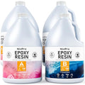 Nicpro 4 Gallon Crystal Clear Epoxy Resin Kit, Not Yellowing Resin - size: 4 gallon