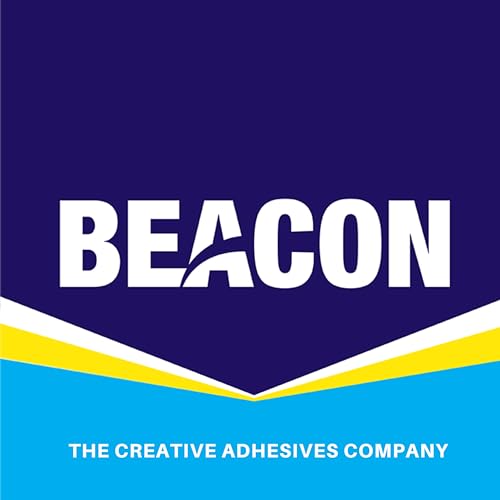 BEACON 3-in-1 Advanced Craft Glue - Fast-Drying, Crystal Clear Adhesive for Wood, Ceramics, Fabrics, and More, 4-Ounce