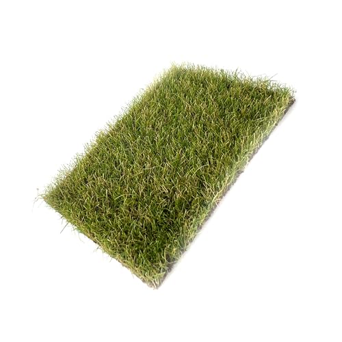 Miniature Model Grass Tufts & 8mm Static Grass Sheets for Diorama - 3.27x2.17 Inch Terrain Scenery for Railway, Train, Car Diorama & Miniature Scene Models (Autumn Green) - color: Autumn Green