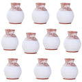 10pcs Miniature Tiny Resin Flower Pots Decor, Mini Flower Pot Decoration for Home Decor Accessories Mini Garden Plants DIY Desktop Windowsill Decor