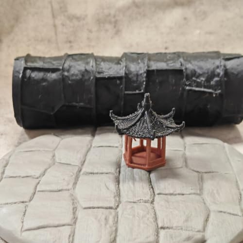3D Printed Terrain Texture Roller, Tabletop Wargame Craft Tool - color: 1PC Urban retro brick pattern