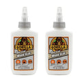 Gorilla Dries Clear Wood Glue, Water Resistant, 4 oz Bottle, 2-Pack - style: Clear