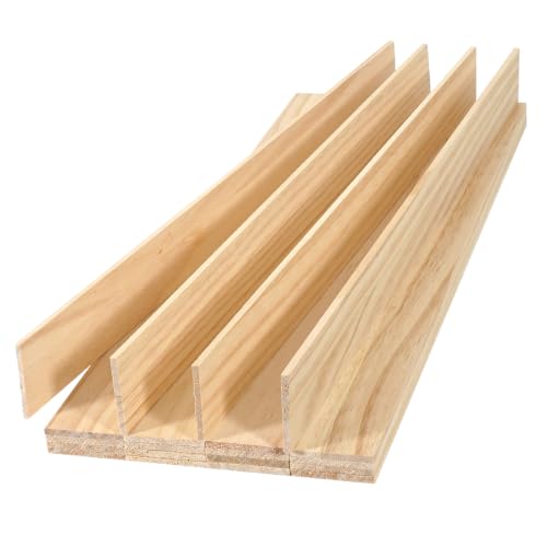 Wood Strips Planks 1/8"x 1.5" x 17.5", 20 PCS Wooden Dowels for Crafts - size: 1/8" x 1.5" x 17.5"-20 PCS
