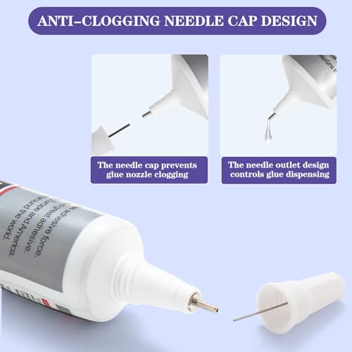 3.7oz B7000 Rhinestone Clear Glue for Jewelry Making, 110 ml Multipurpose Adhesive Jewlery Glue for Fabric, Tumblers, Rhinestones DIY Crafts, Nail Art, Makeup, Shoes, Cell Phones, Tablet, Wood - color: 3 PCS × 110ml Each