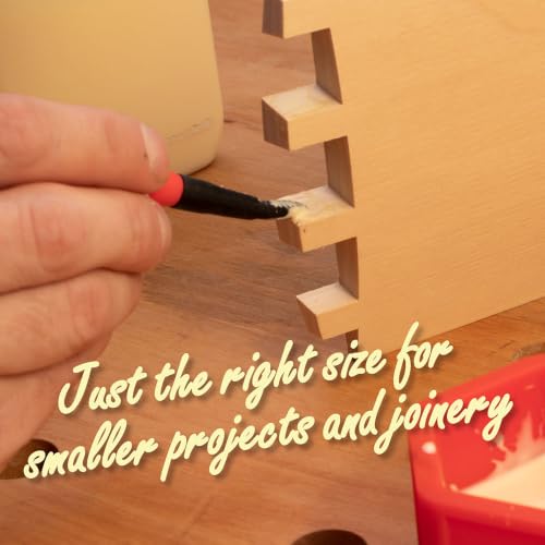 Sili Glue Brush Kit with Micro Wood Glue Applicator Brushes for Woodworking